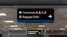 baggage_claim_signage_airport | Elmark Sign Company