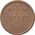 4 Heller - Frederick II - Landgraviato de Hesse-Kassel – Numista