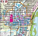 Milwaukee downtown map