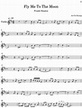 Fly Me To The Moon - Sheet music for Violin