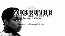 Jennifer Hudson Golden Slumbers Carry That Weight (SING 2016 Soundtrack ...
