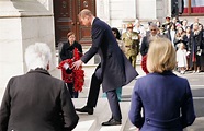 Prince William lays wreath at Anzac Day service