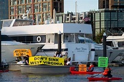 Flotilla at Joe Manchin’s Yacht Tells Him He Won’t Sink Our Bill ...
