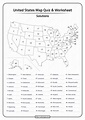 Printable 50 States in United States of America Map Geography For Kids ...