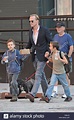 Paul Bettany and son, Stellan. Paul Bettany and son, Stellan, walk ...
