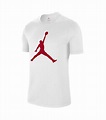 Camiseta Hombre Nike Jordan Jumpman Blanco/Rojo CJ0921-102