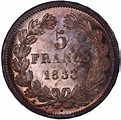 Coin - France Louis Philippe I - 5 Francs Silver - 1833 A Paris - MS+ ...