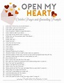 Open My Heart October Journaling & Prayer Prompts — Symphony of Praise