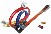 Hot Wheels Track Set With Toy Car, Multi-Lane, Motorized Track With ...