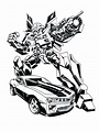 Bumblebee Transformer Coloring Page at GetColorings.com | Free ...