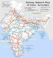 Indian Railways Map Train Route Map Highway Map India World Map ...