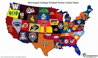 MAP: The Winningest College Football Team in Each State | Heavy.com