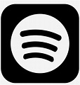 Spotify black and white logo png - eolosa