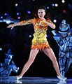 Katy Perry gives a spectacular performance during the Super Bowl XLIX ...