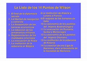 Los Catorce Puntos De Wilson - slingo