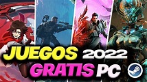 7 JUEGOS GRATIS PARA PC 2022 - STEAM - YouTube