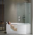 Una fusión entre la tina y la ducha. – Blog Muebles Para Baño