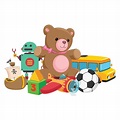 Ilustración vectorial de juguetes para niños | Vector Premium