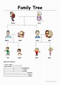 Family Tree Worksheets Printable | Ronald Worksheets