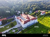 Kloster Schäftlarn, Isartal, Luftaufnahme, Oberbayern, Bayern ...