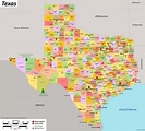 County Map In Texas - United States Map