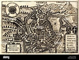 Mapa de Vicenza 1599 Fotografía de stock - Alamy