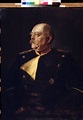 Ritratto del cancelliere Otto von Bismarck (1815-1898) in uniforme ...