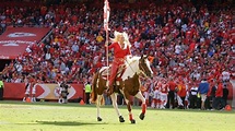 Pinto horse Warpaint retiring from Chiefs football games