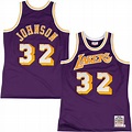 Mitchell & Ness Los Angeles Lakers Magic Johnson 1984-85 Hardwood ...