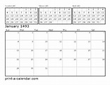 Download 1493 Printable Calendars