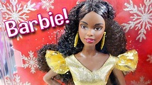 Barbie Holiday Doll 2020 and 40th Anniversary Black Barbie Doll Review ...