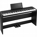 Korg B1SP Digital Piano with Stand and Pedalboard (Black) B1SPBK