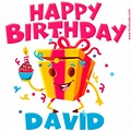 Happy Birthday David GIFs - Download on Funimada.com