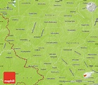 Physical Map of Smolensk Oblast
