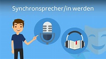 Synchronsprecher werden • Ausbildung, Infos & freie Stellen · [mit Video]