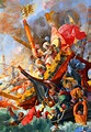 Defeat of Müezzinzade Ali Pasha at the Battle of Lepanto | Mürekkep ...
