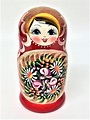 Hand Painted Russian Dolls Matryoshka Babushka Traditional 7 dolls ...
