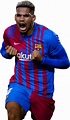 Ronald Araujo Barcelona football render - FootyRenders