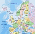 Mapa Politico Europa 1995 Mapsofnet Images