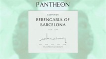 Berengaria of Barcelona Biography - Queen consort of León and Castile ...
