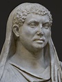 Emperor Maxentius as Pontifex Maximus (close-up). Ostia, Archaeological ...