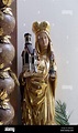 Saint Hedwig of Silesia statue on the Holy Family altar in Maria im ...