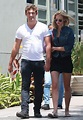 Alex Pettyfer looks enamoured as she strolls with girlfriend Marloes ...