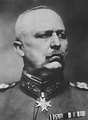 Erste Generalquartiermeister Erich Friedrich Wilhelm Ludendorff (9 ...