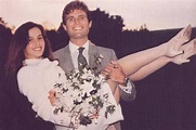 Alina Mojica and Anthony Shriver on their wedding day Los Kennedy ...
