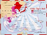 Japanese Imperialism Map : Empire Of Japan Wikipedia - Maximum extent ...