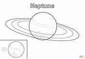 Neptune Planet coloring page | Free Printable Coloring Pages