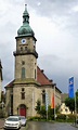 Wunsiedel, die evangelische Stadtpfarrkirche St.Veit wurde 1884 ...