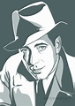 Humphrey Bogart Vector Character, Digital Drawing, Digital Artist, Art ...