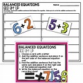 1st Grade July Math Center - Balanced Equations Addition - Lucky Little ...